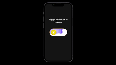 Interactive Toggle Button Animation figma animation toggle animation toggle button design ui design