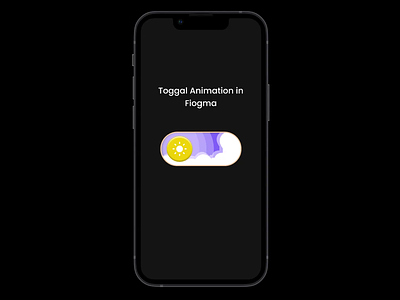 Interactive Toggle Button Animation figma animation toggle animation toggle button design ui design