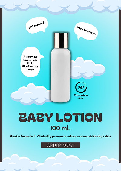 Baby lotion baby lotion moisturizer new born nourish skin skin care