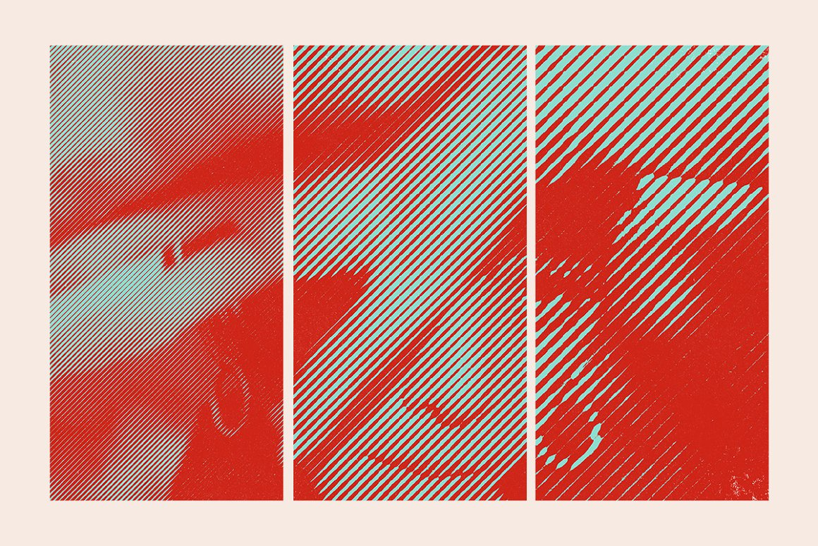 Halftoner 5 Retro Halftone Effects by Texture Design on Dribbble
