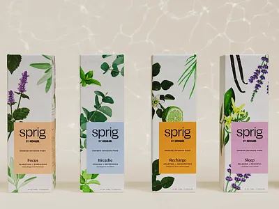 Sprig Caustics 3d c4d cinema4d design