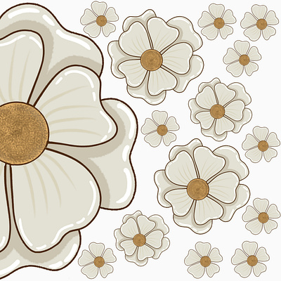 White flowers vector beautiful flowers vector white
