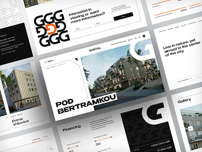 The Gartal Real Estate Development Group design typography ui