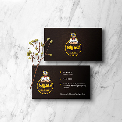 Visiting Card Design branding flat illustration logo