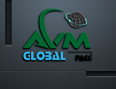 Global Logo 3d am global design global logo graphic design logo logo design