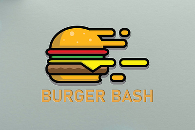 Burger Logo Design 3d burger logo design graphic design logo resturent logo design