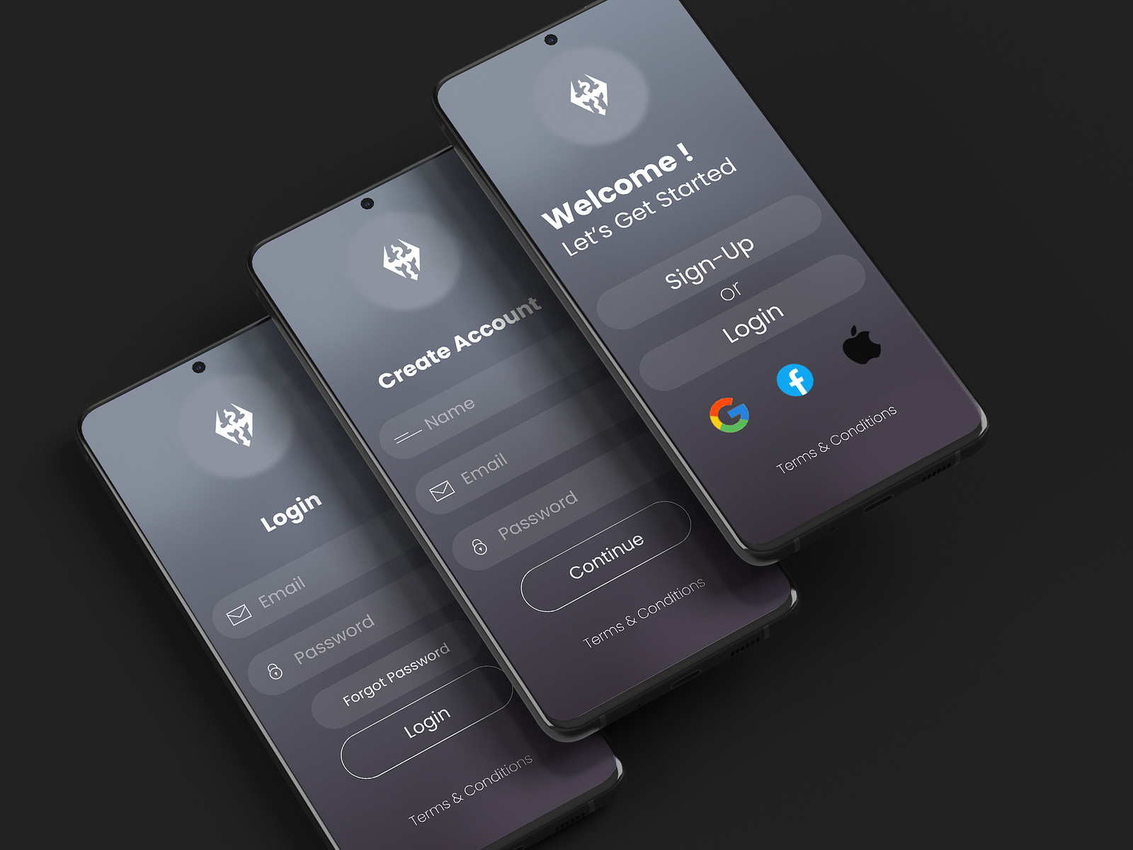 Sign up Screen of an App UI Design by Shan Ghumman on Dribbble