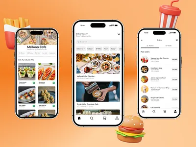 Food Ordering App User Interface concept design daily ui food ordering pick me uber eats ui ux uxui