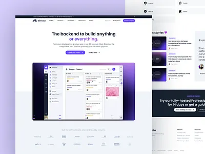 Directus Website Landing branding design directus directus website inspiration landing landing page landing page design ui ui design ux ux design web web design ui website design