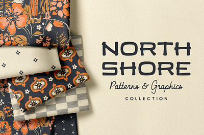 North Shore Patterns + Graphics beach surf bruised goods graphics hawaiian patterns retro tropical illustration van vintage