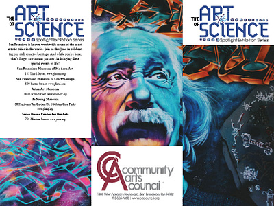 Art of Science Info Brochure branding graphic design logo