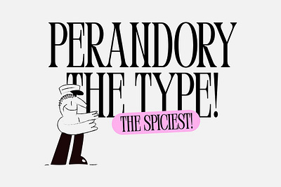 Perandory - Display Type serif
