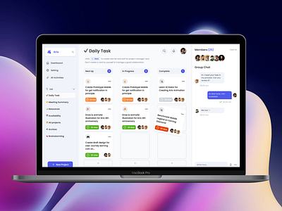 Task management web design dashboard dashboardweb design taskmanagement ui uidesign ux web webdesign