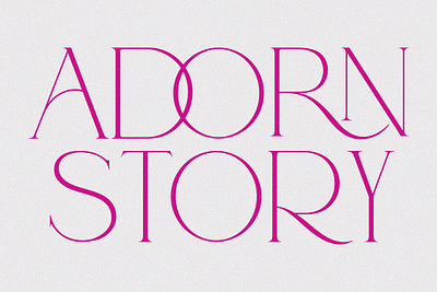 Adorn Story Serif modern serif