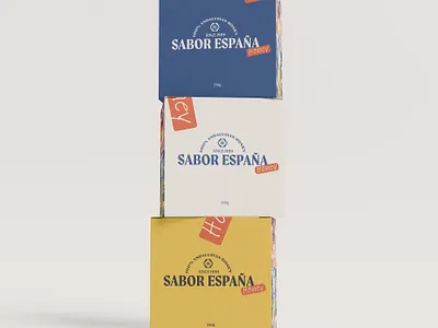 SABOR ESPAÑA — Brand and Packaging Design brand design branding colour design graphic design honey illustration logo packaging pattern