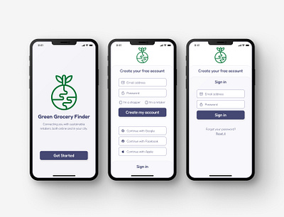 Daily UI Challenge: 001 app mobile signup ui