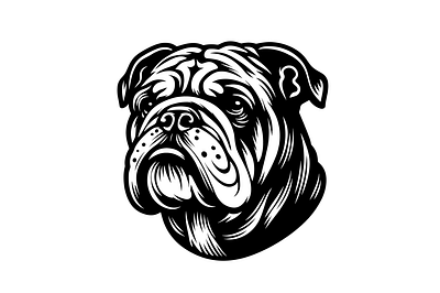 Bulldog SVG design