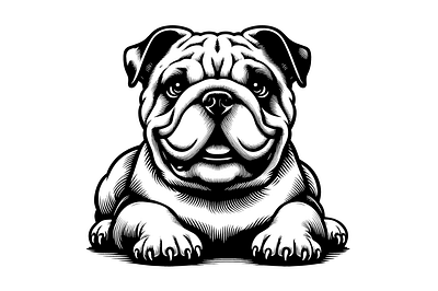Bulldog SVG design