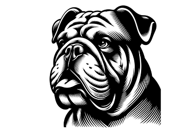 Bulldog SVG design