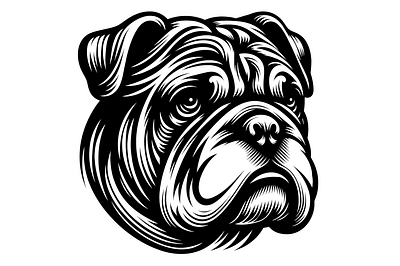 Bulldog SVG design