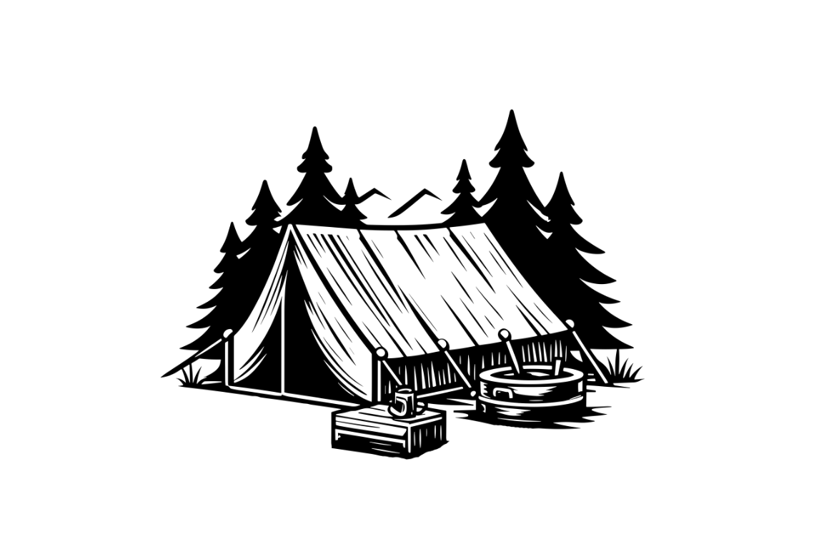 Camping SVG by Artful Assetsy on Dribbble