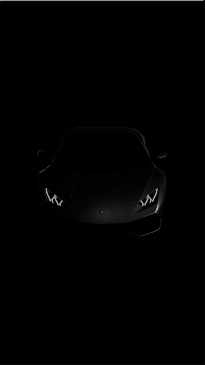 Car poster in dark style