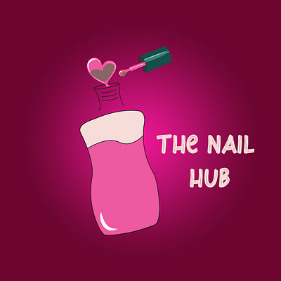 NAIL POLISH ILLUSTRATION graphic design illustration logo manicue nail nail art photoshop
