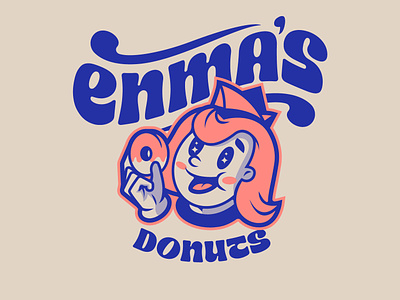 ENMA´S DONUTS design diseño de logo diseño plano illustration logo logo logodesign design logodesign design brand marca