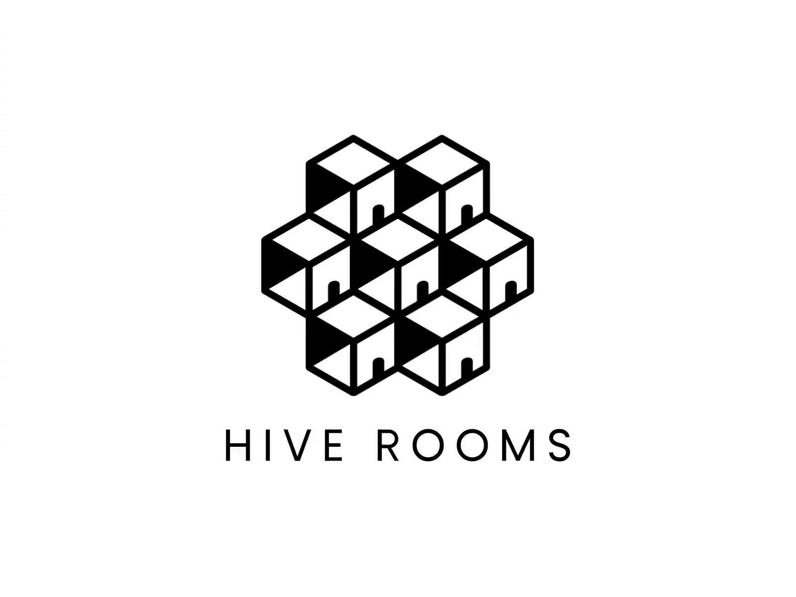 Hive Room Logo Animation 2d animation box circle gif hive icon life lines logo loop morph motion graphics room smooth text transition typography ui