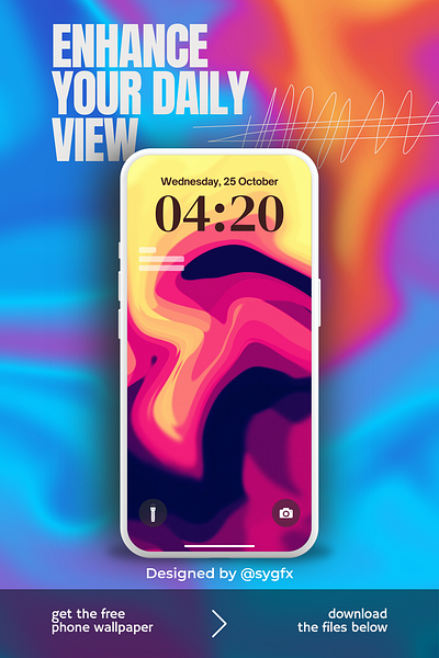 Abstract Phone Wallpaper abstract graphic design ui wallpaper