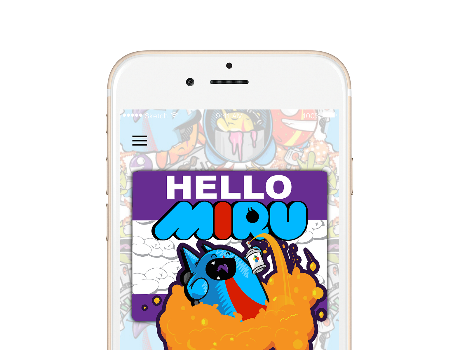 UX/ UI + Visual Design of Miru iOS Sticker App by Jemal McClary on Dribbble