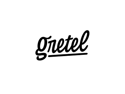 Gretel — Custom Wordmark branding calligraphy font hand lettering lettering logo logo design logotype sketch type typeface typography wordmark