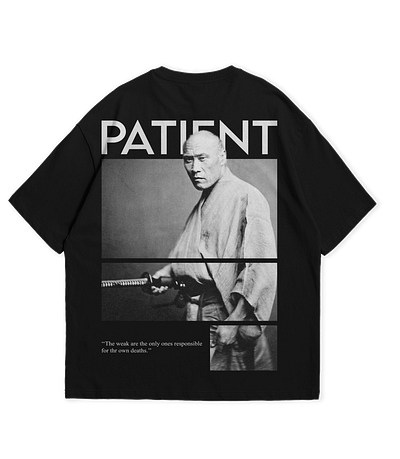 PATIENT T-Shirt Design branding design graphic design hoodie illustration streetwear t shirt