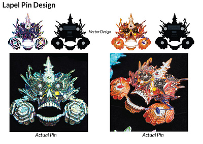 Enamel Pin Design accessory design graphic design illustration lapel pin design vector design