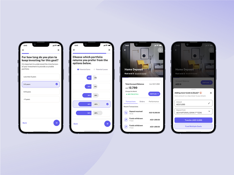 Investment App by Ahmed Dawoud on Dribbble