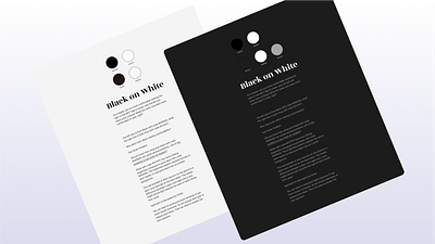 Pure Black & White balance design fundamentals pureblack purecolors purewhite ui