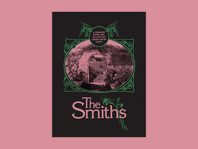 Cemetery Gates collage goth graphic design illustration music the smiths typography xerox
