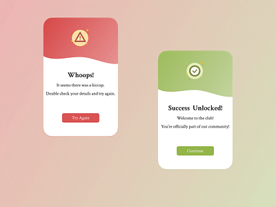 Flash Message DailyUI010 appdesign ui uxdesign