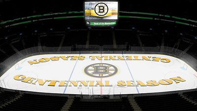 Bruins Centennial Season Projection 3d animation c4d cinema4d motion design