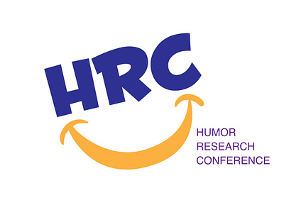 Humor Research Conference branding conference design graphic humor logo research