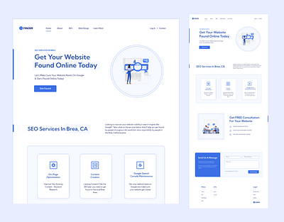 Landing Page - SEO Services in Brea, California advertising blue brea california content creation free free consultations google google search console icons illustrations landing page orange county search engine optimization seo svg web development web services web tutoring website design