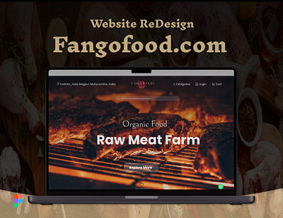 Fangofood.com Website Redesign food foodphotography foodtech foodwebsite land ui