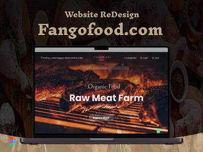 Fangofood.com Website Redesign food foodphotography foodtech foodwebsite land ui
