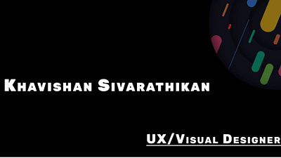 Portfolio 2.0 - Khavishan branding figma graphic design illustrator logo photoshop typography ux visual design