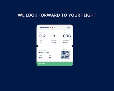 Daily UI boarding pass states dailyui mobile mobilepass