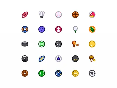 Ball Icon art artwork ball ball sport design designer figma icon icon jar iconography logo sports sticker svg symbol ui uiux ux