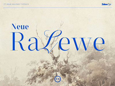ZT Neue Ralewe font graphic design serif typography