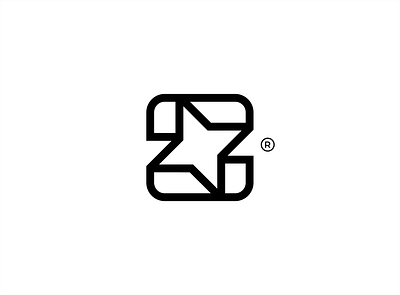Letter Z + Star Logo Combination branding design graphic design icon initials logo logo logocombination logodesign logoinspiration logomark logos logotypes mark modernlogo monogram logo star
