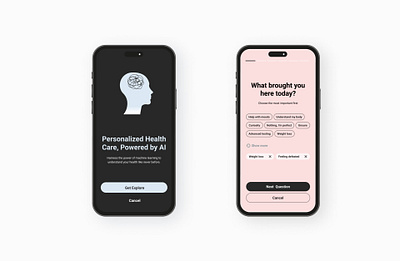Biometric AI Mobile App Design app re design ui user inerface ux