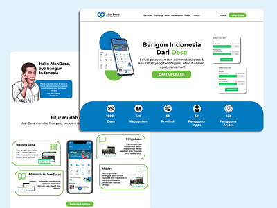 Redesign Website Alan Desa ui website